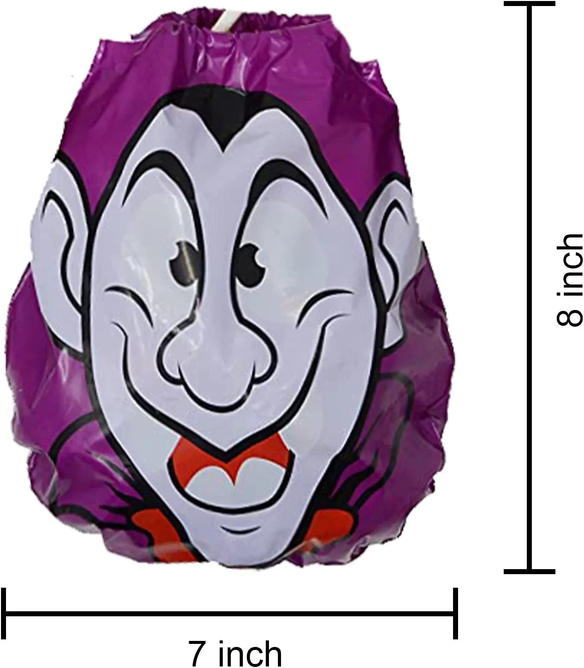72-Pack 7.75-Inch Halloween Drawstring Goody Bags