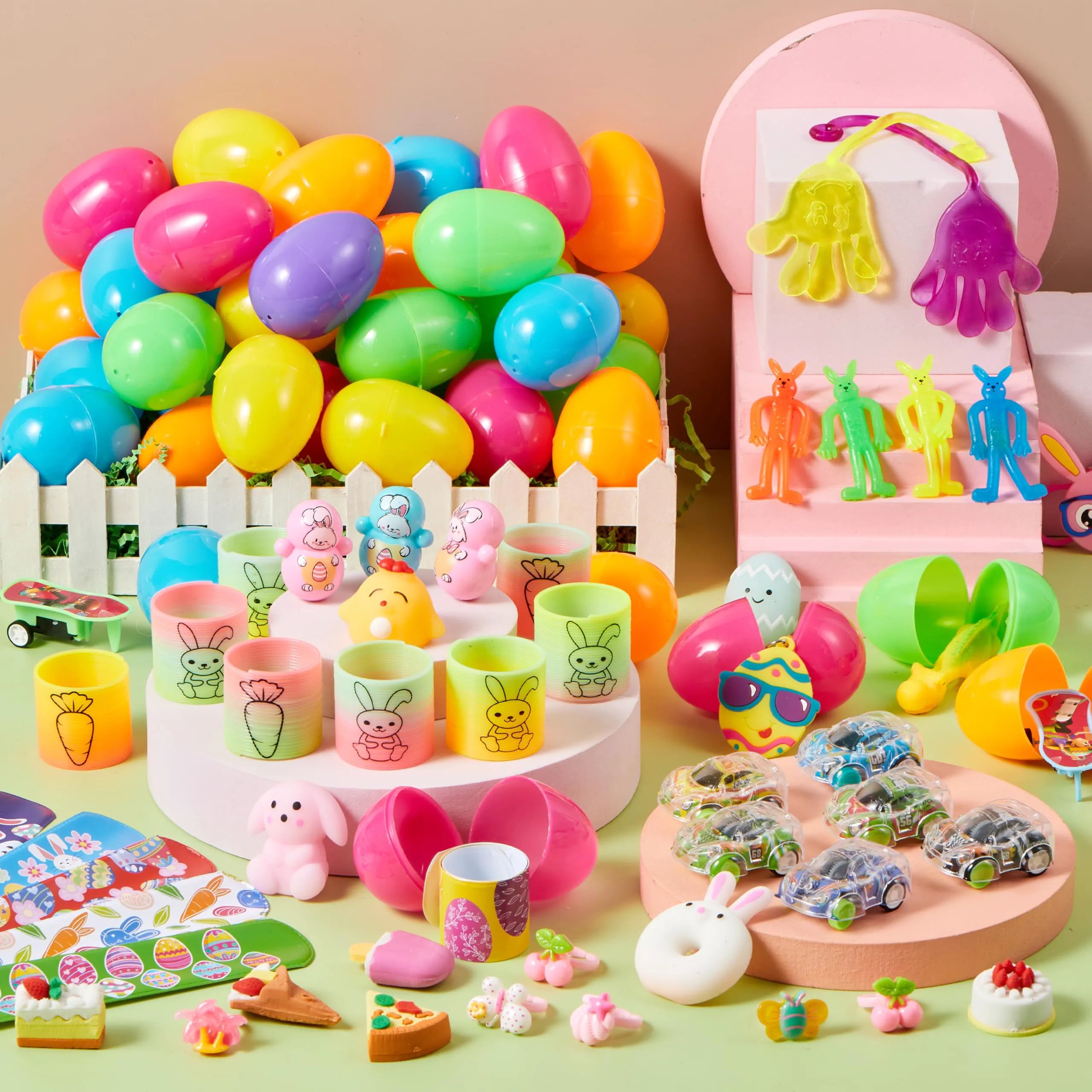300-Pack Filled Easter Eggs with Toys