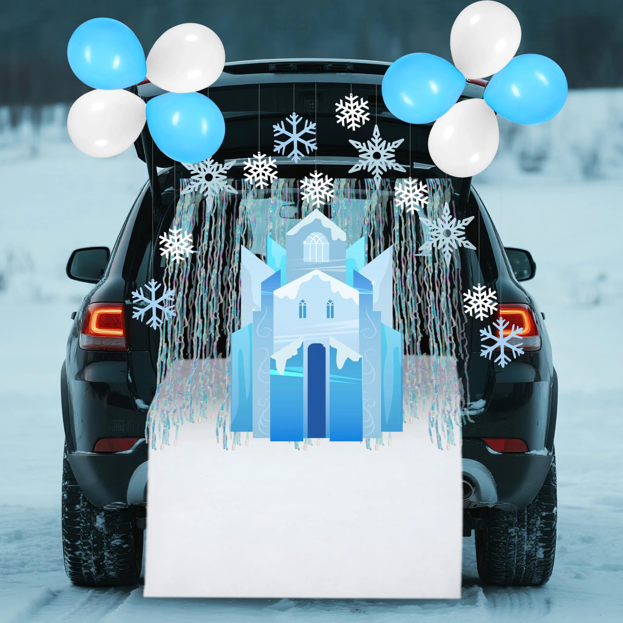 Halloween Trunk or Treat Ice Kit Snow Castle Theme Decorations