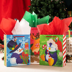 36 Sheets Christmas Tissue Paper - Red, Green & White