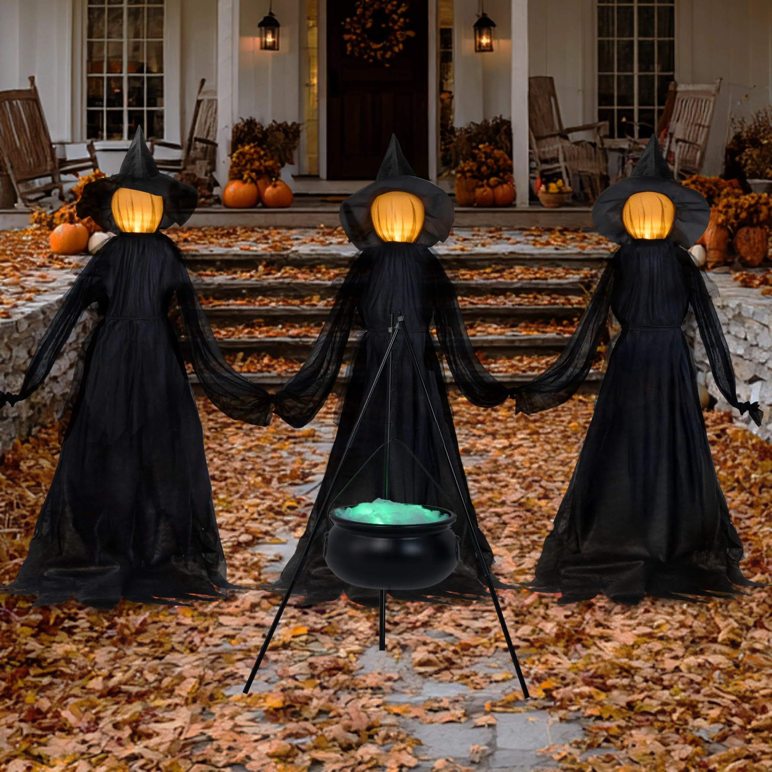 5 FT Halloween Witch Outdoor Decorations