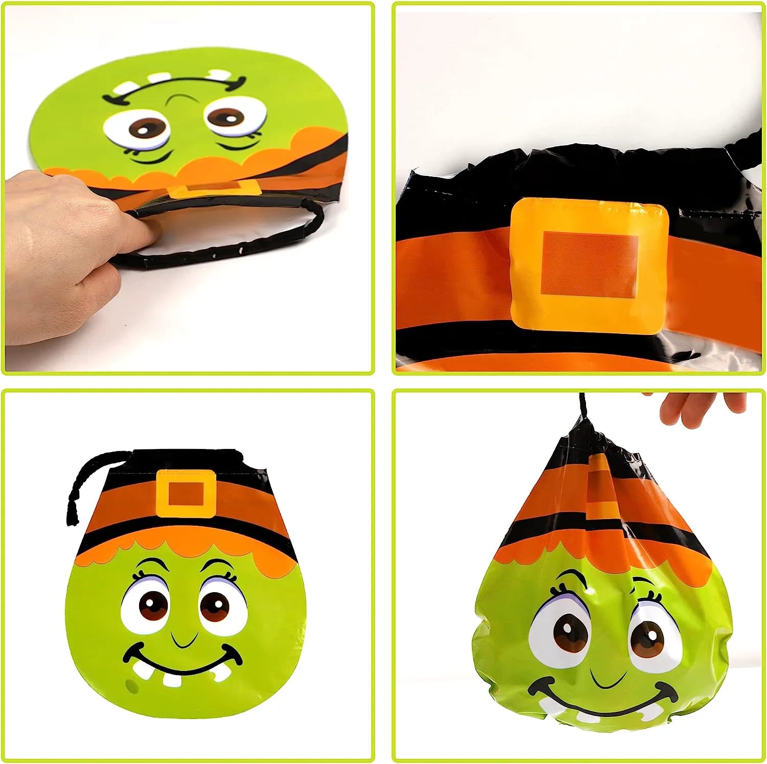 Big Head Drawstring Goody Bags (60 Pack)