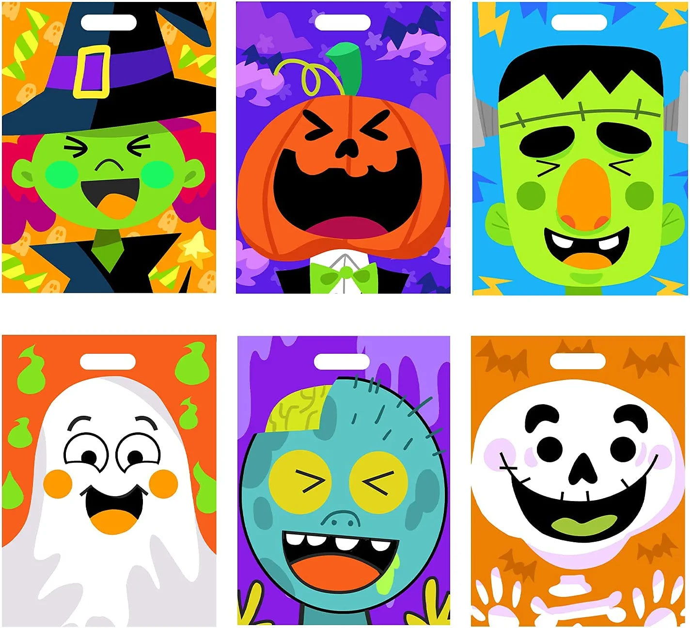 Halloween Character Treat Bags, 72 Count