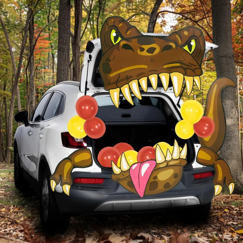 Halloween Dinosaur Trunk-or-Treat Car Decorations Kit