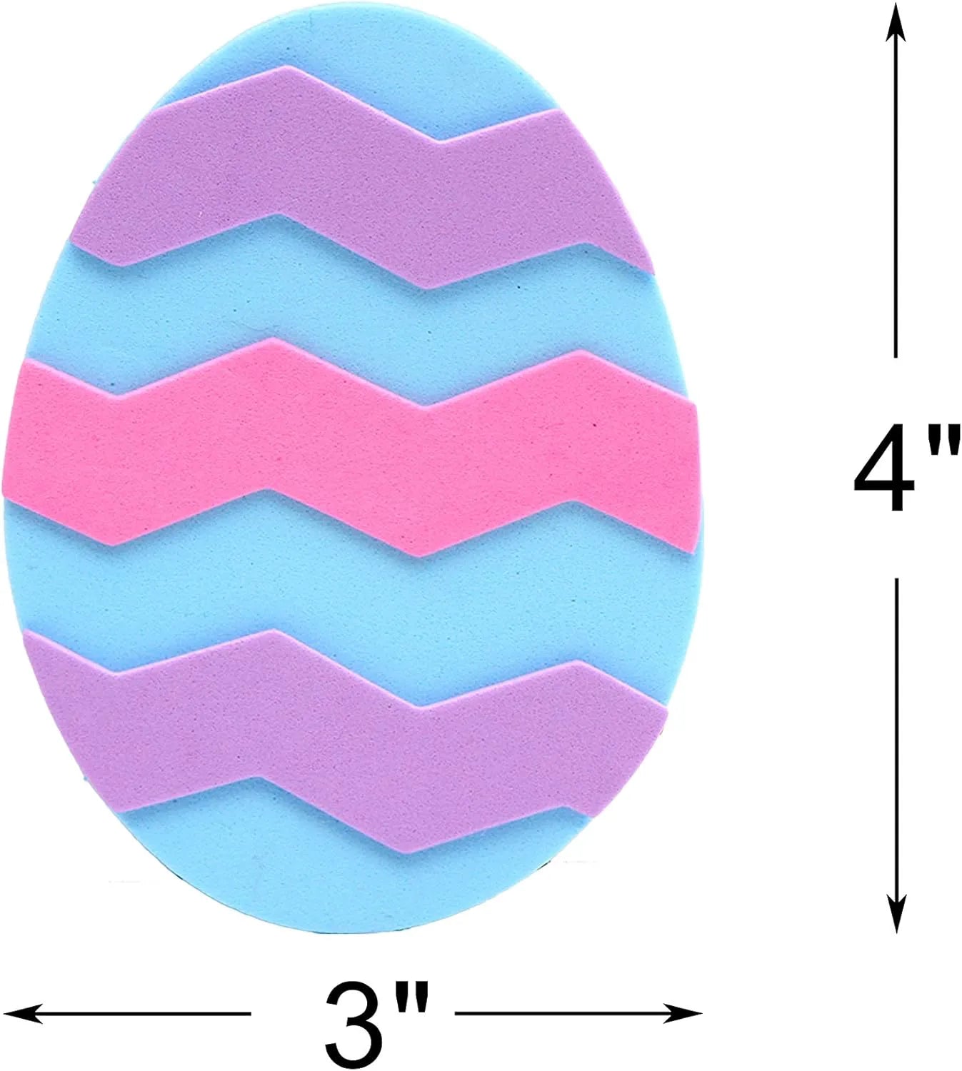 JOYIN Easter DIY Foam Magnet Set - 24 Pack for Egg Hunt Basket Stuffers & Art Activities