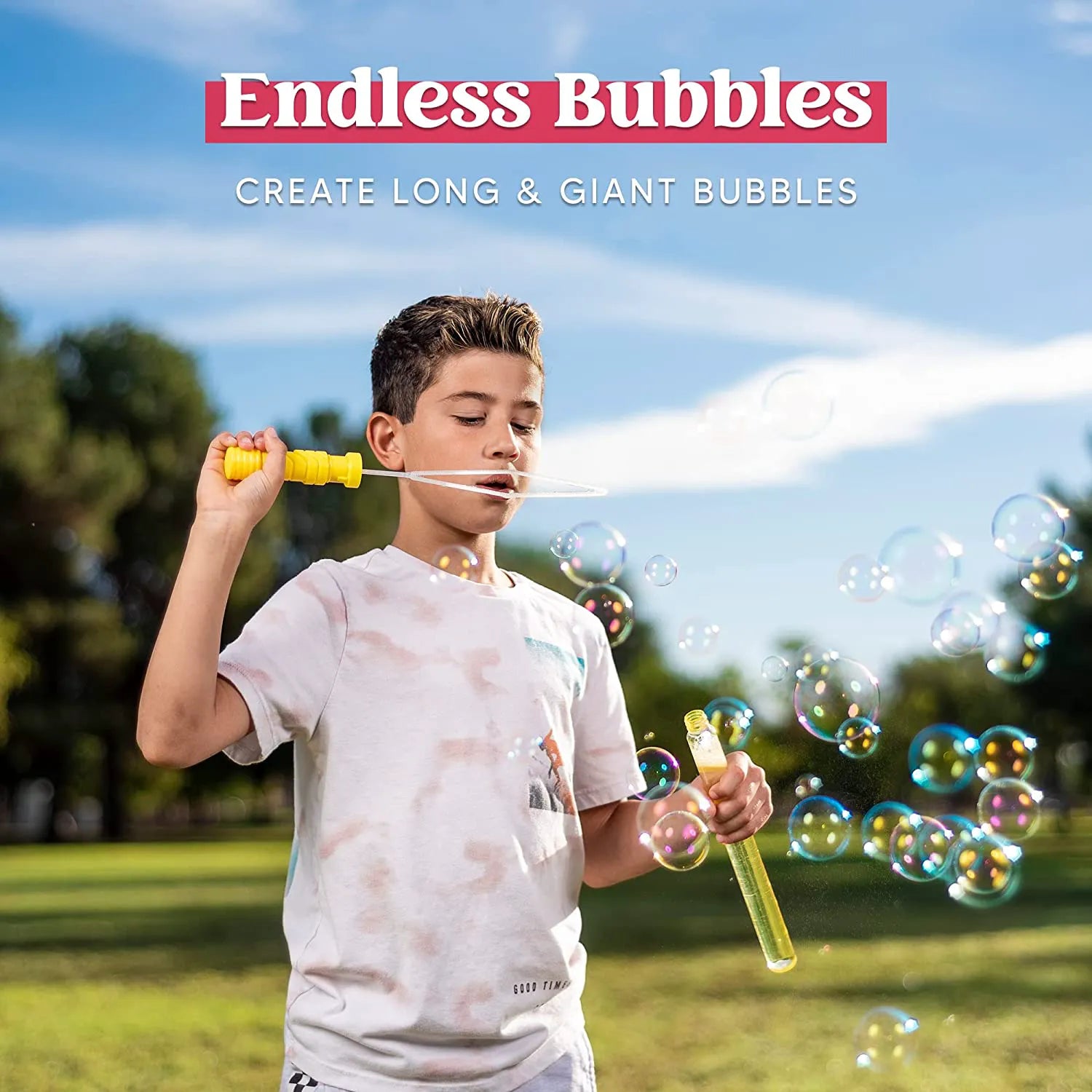 45-Piece Giant Bubble Wand Set with Concentrated Bubble Solution Refills