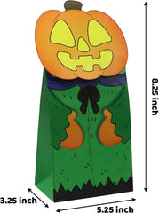 Halloween Die-Cut Flip Over Gift Bags, 24 Pcs
