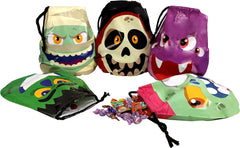 Big Head Drawstring Goody Bags (60 Pack)