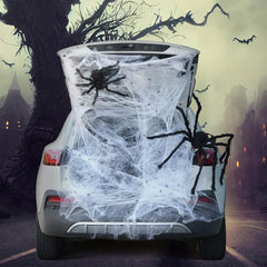 Spider Web Trunk or Treat Car Decorations Kit