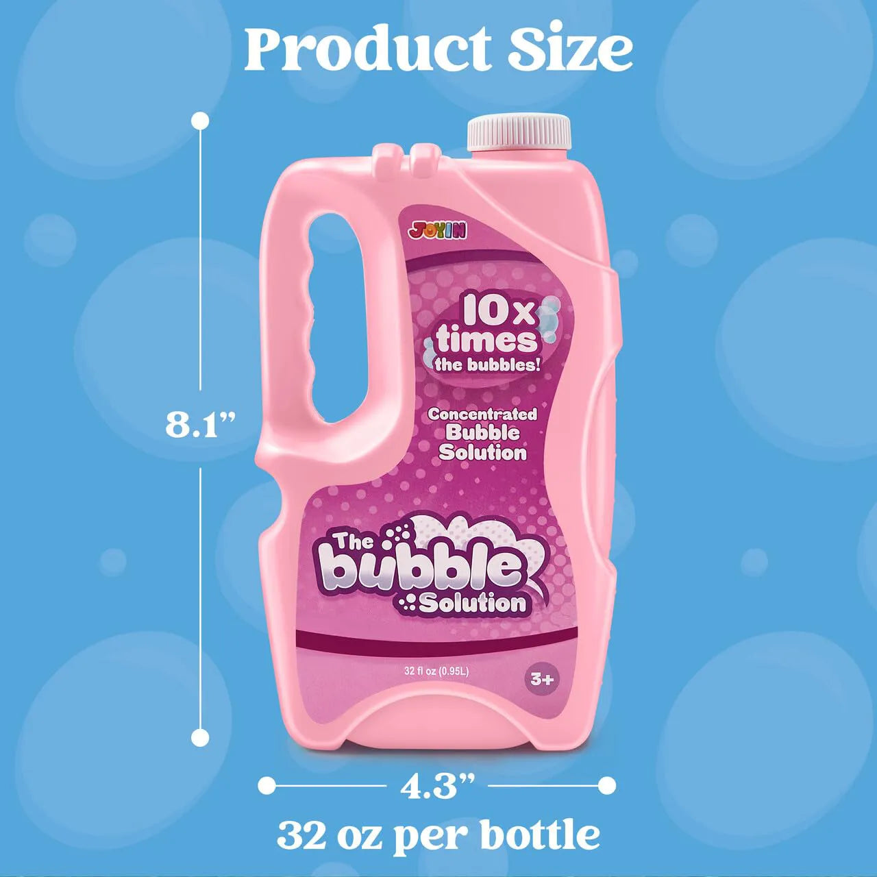 32 oz Bubble Solution Refills (Makes Up to 2.5 Gallons) - Big Bubble Solution