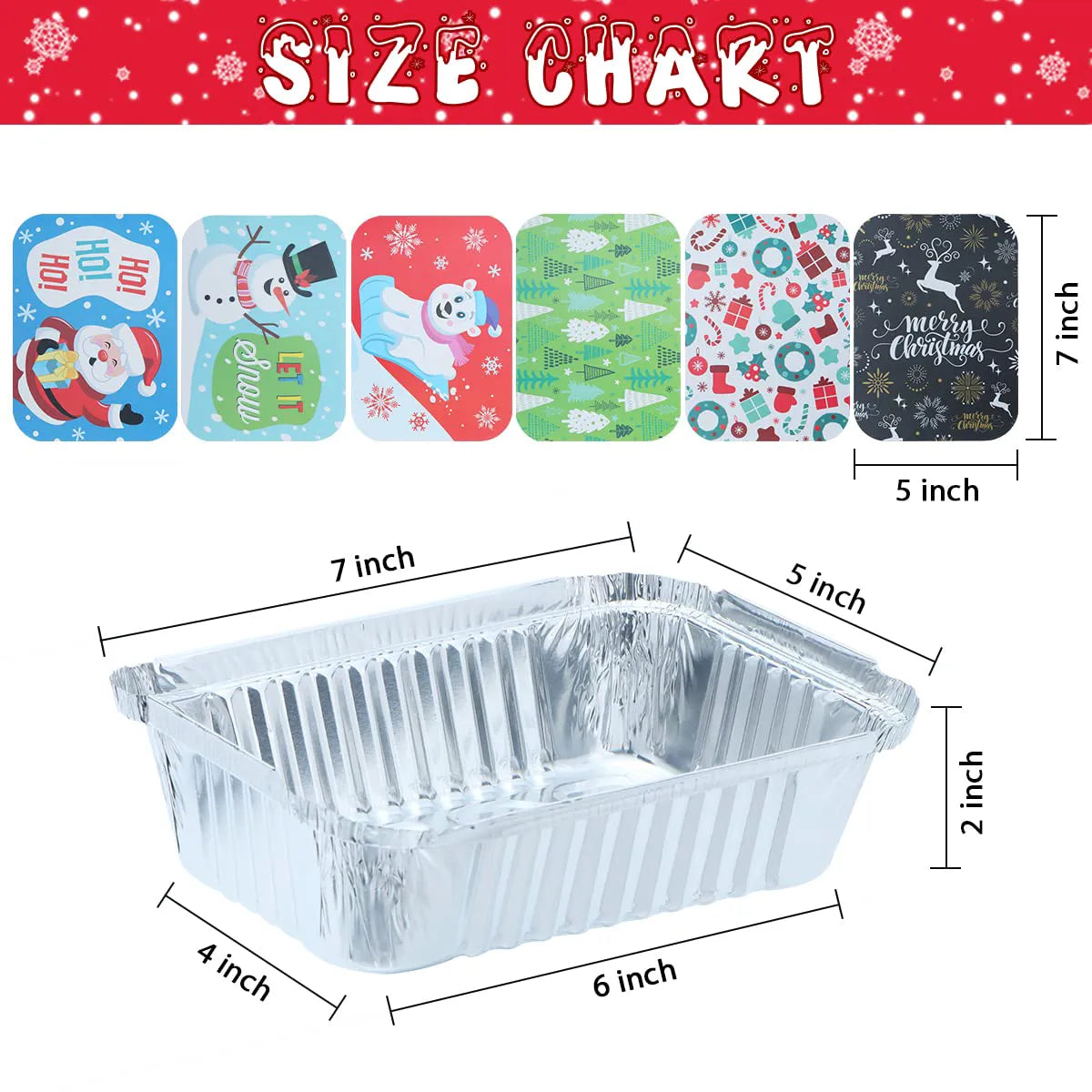 36-Pack Christmas Cookie Tins with Lids for Gift Giving