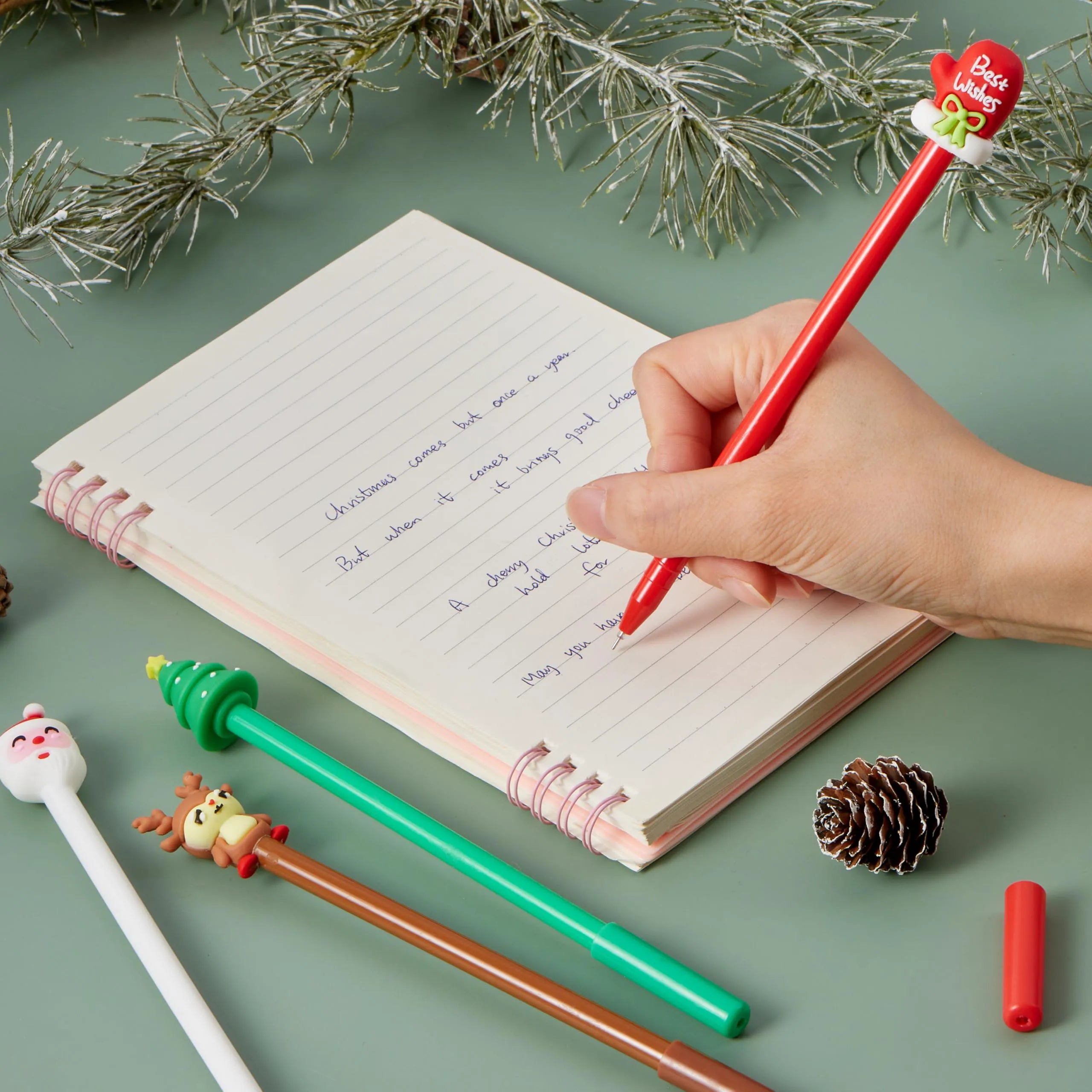 24-Pack Christmas Fun Pens