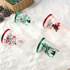 36 Pack Christmas Disposable Plastic Cups
