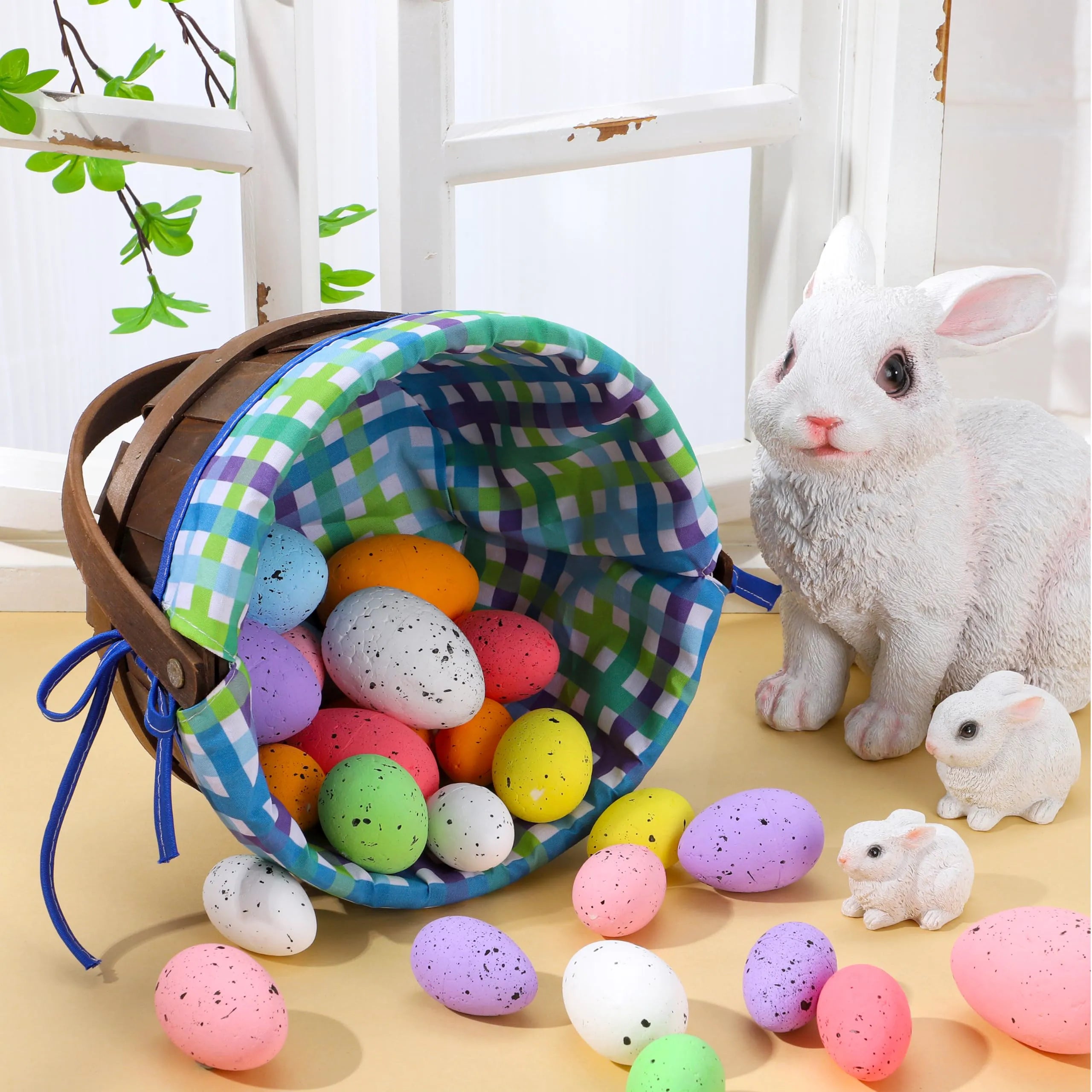 Easter Woven Basket with Lining