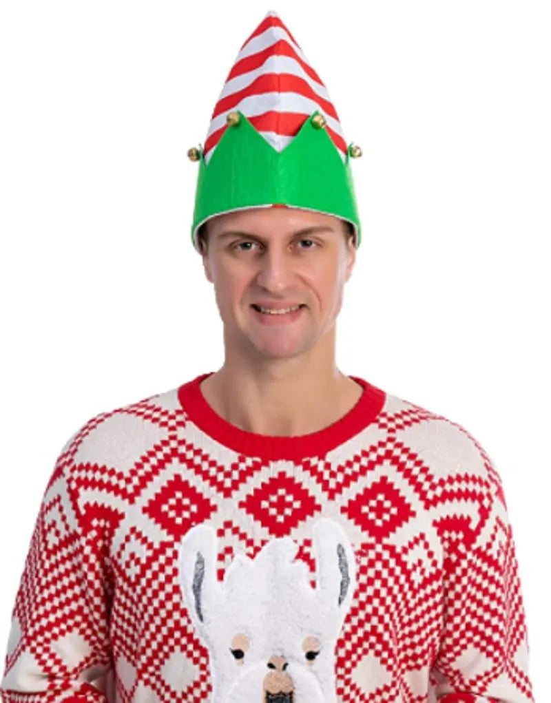 3-Pack Colorful Holiday Elf Hats