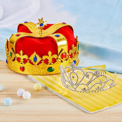 King's and Queen's Royal Crowns, 2 Pack