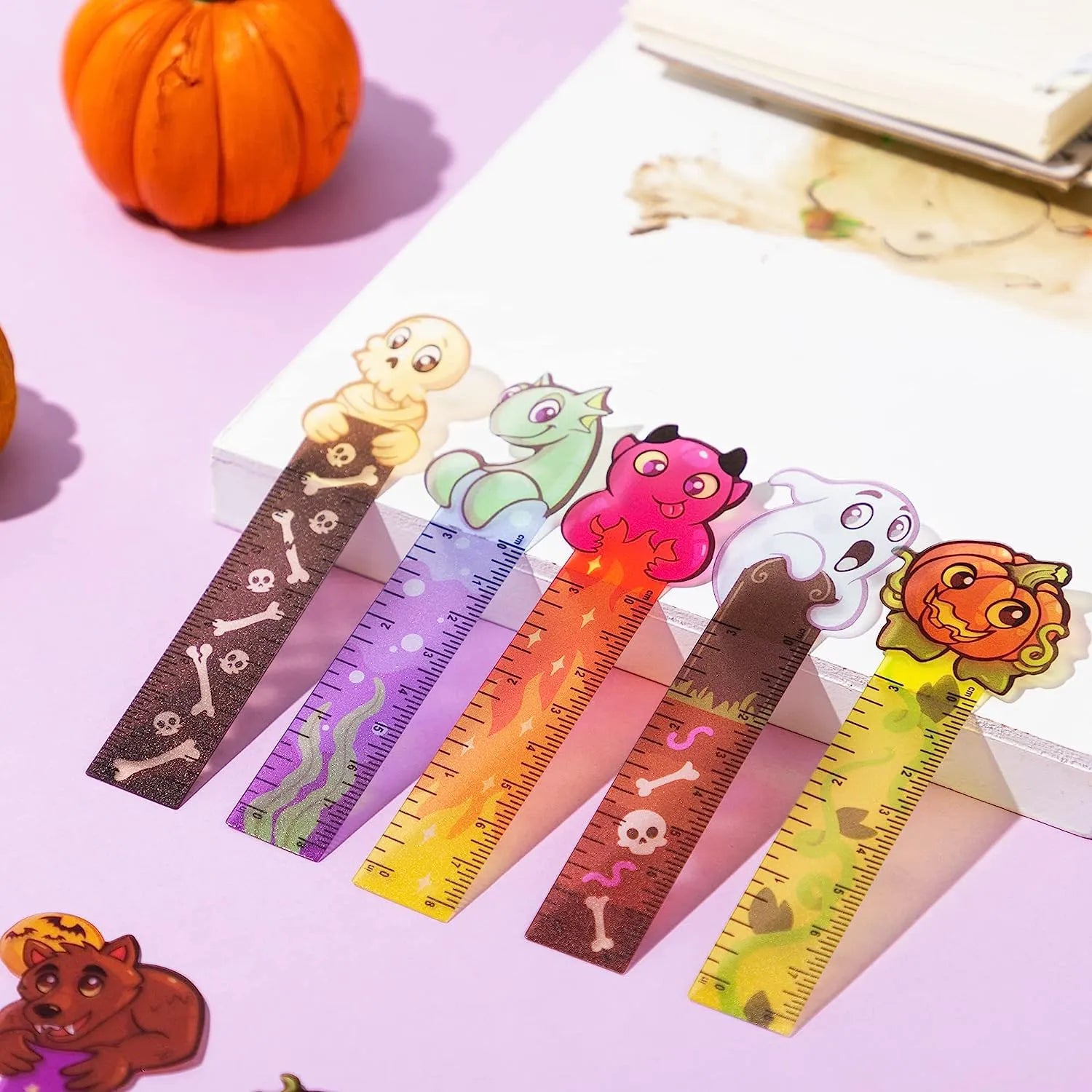 Halloween Bookmark Rulers (144 Pack)