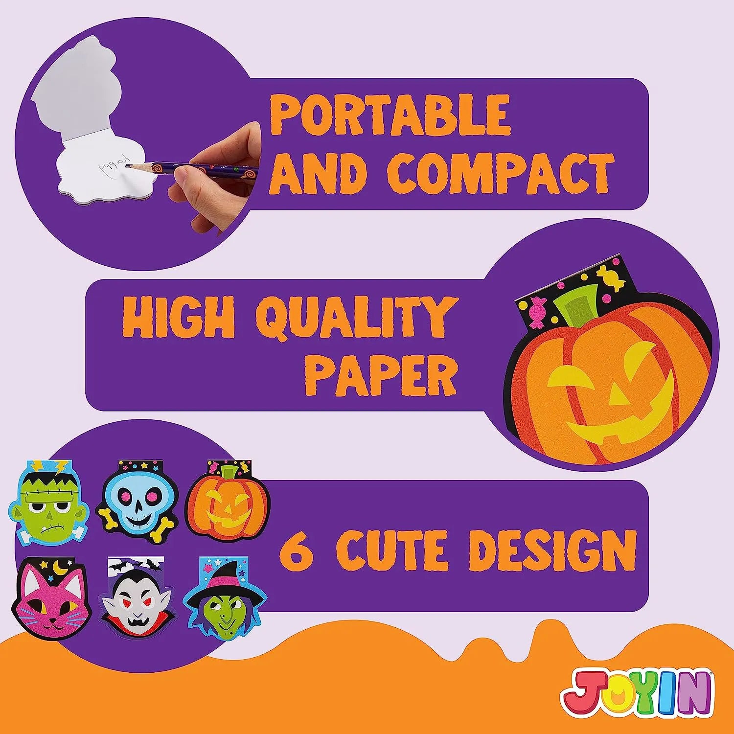 Mini Characters Notepad, 48 Count