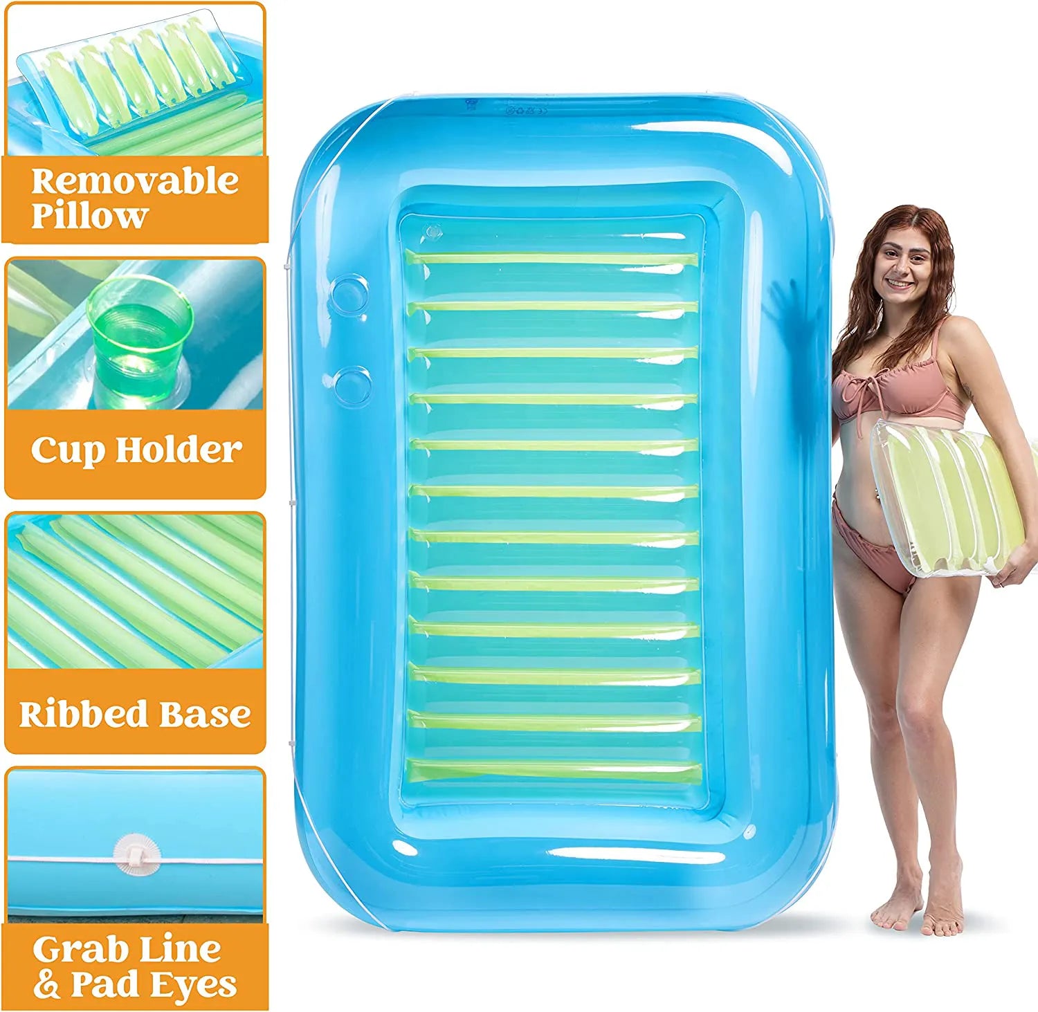 Blue Green Inflatable Suntan