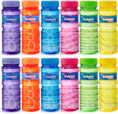 4 oz Bubble Bottles with Wand, 36 Pack