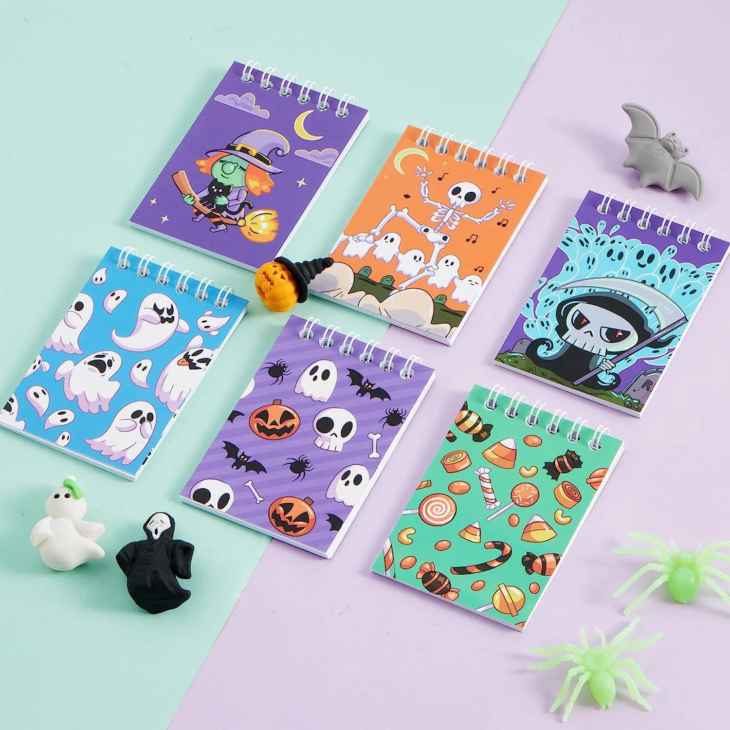 Halloween Pencil, Ruler & Notepad Set - 24 Pack