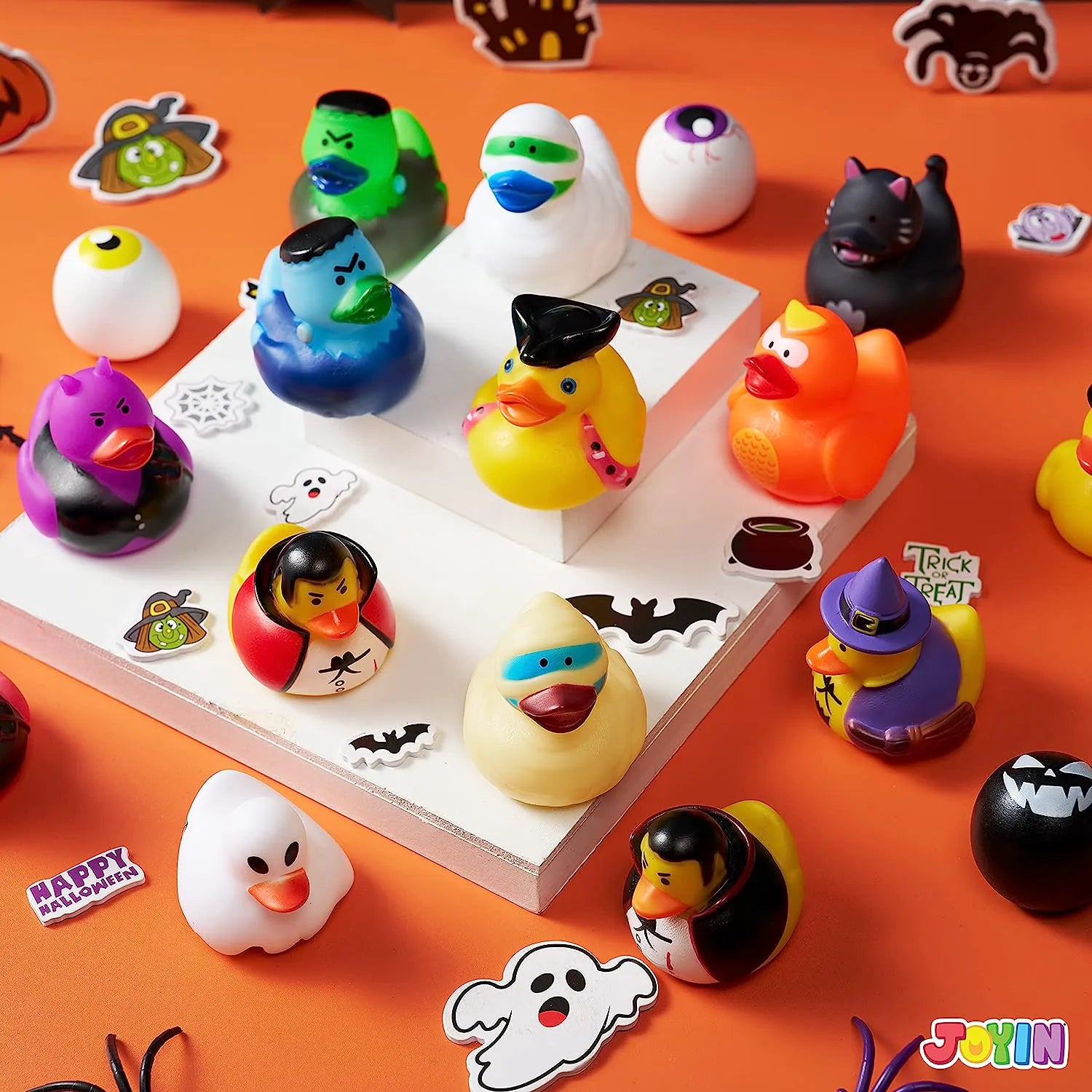 18 Halloween Novelty Assorted Rubber Ducks