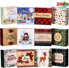 Christmas Shopping Bags, 36 Pack