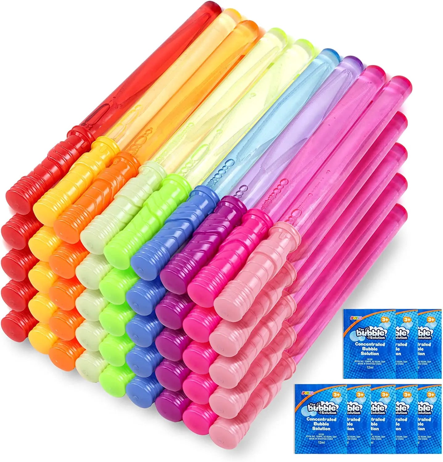 45-Piece Giant Bubble Wand Set with Concentrated Bubble Solution Refills