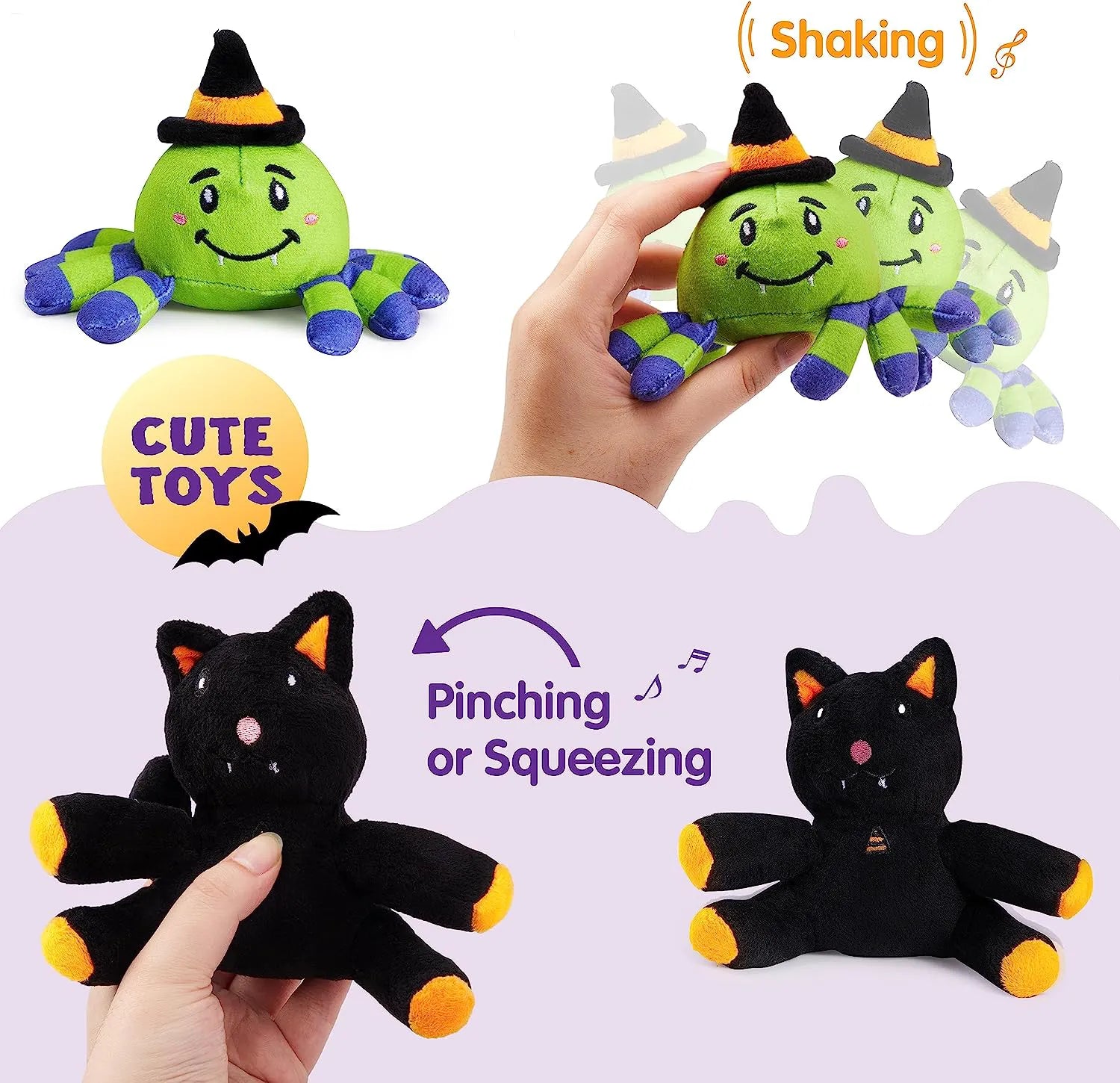 Satiated Plush Pumpkin Baby Basket