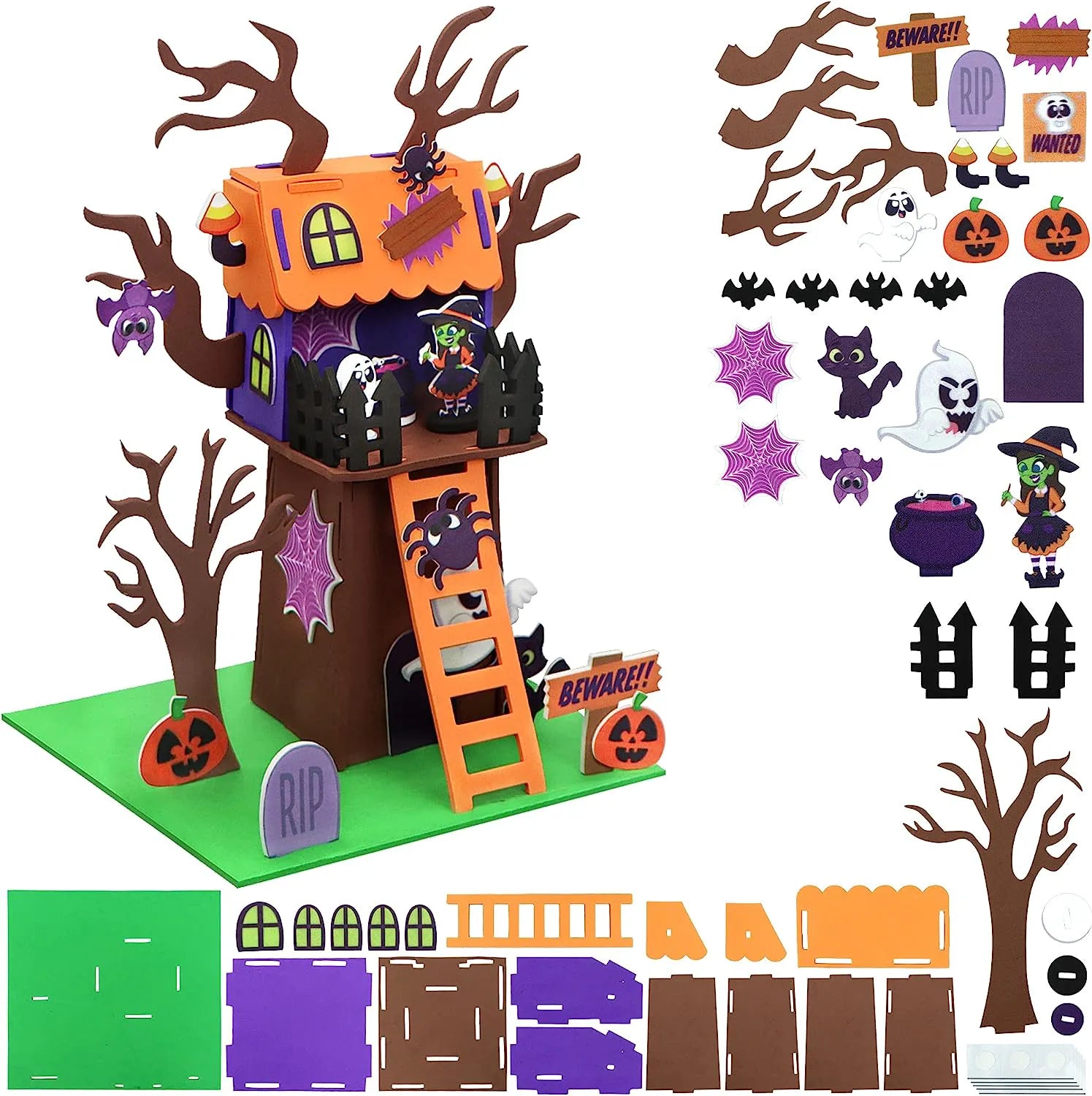 Foam Spooky residence 3D Kit, 2 Pack