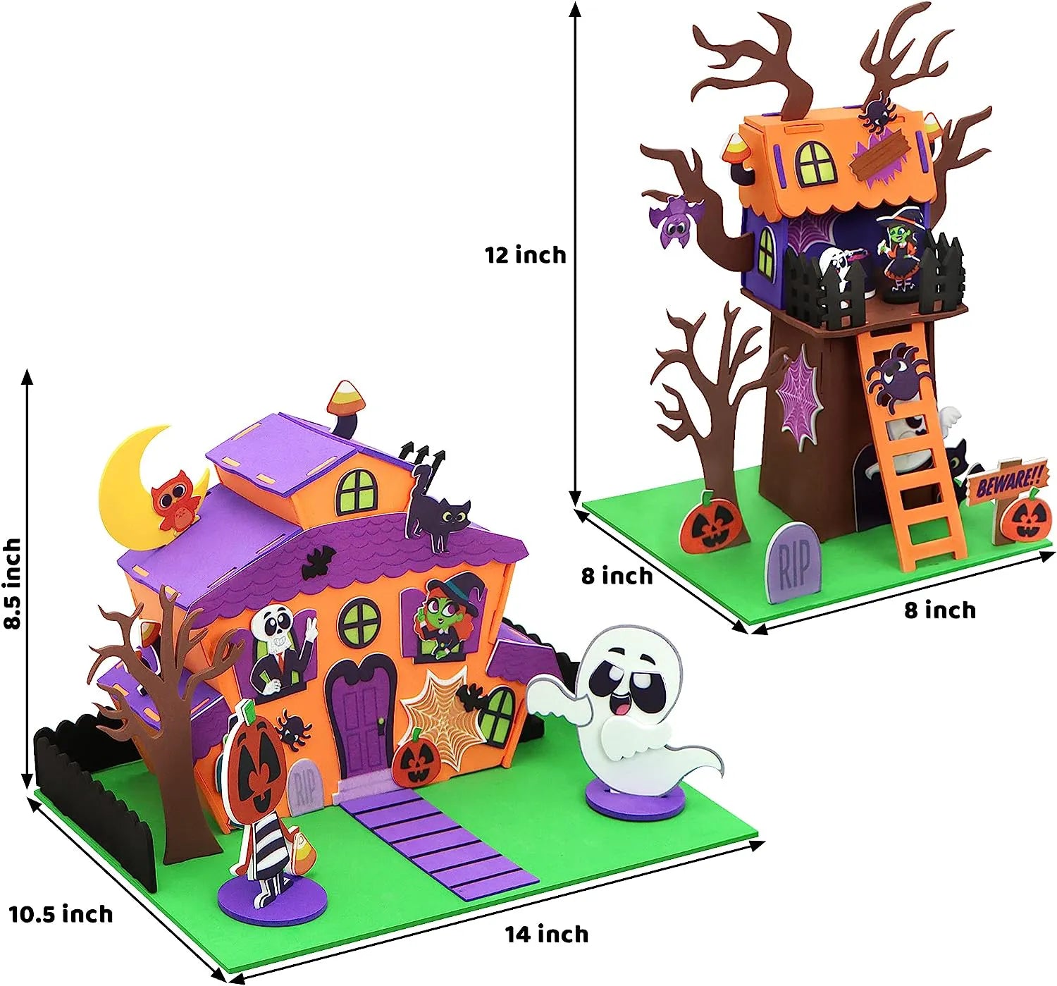 Foam Spooky residence 3D Kit, 2 Pack