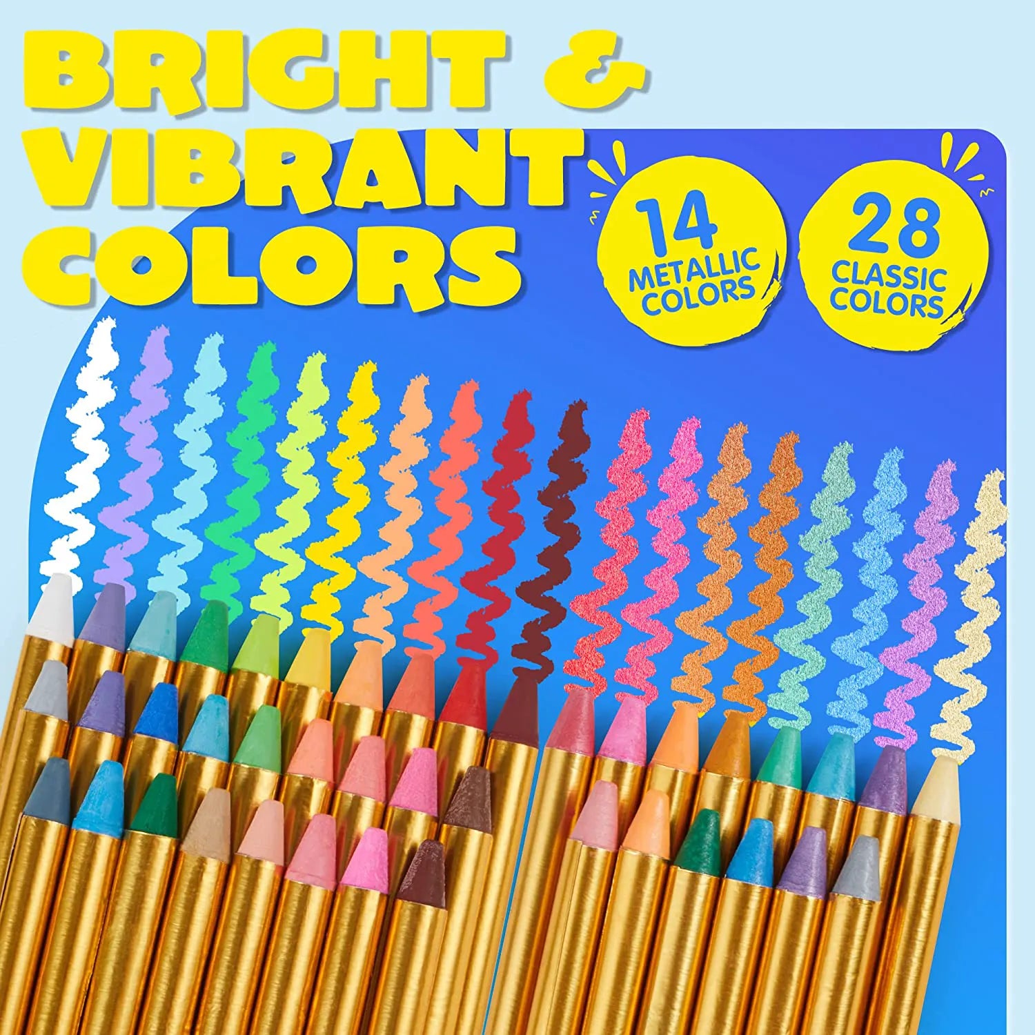 42-Piece Face and Body Paint Crayons Set