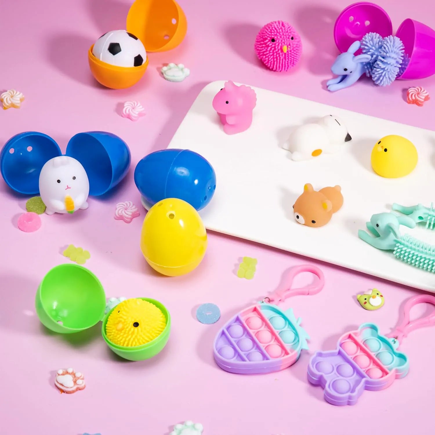 36-Pack Assorted Prefilled Easter Eggs with Toys