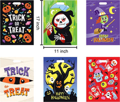 Halloween Character Plastic Candy Bags, 72 Pack