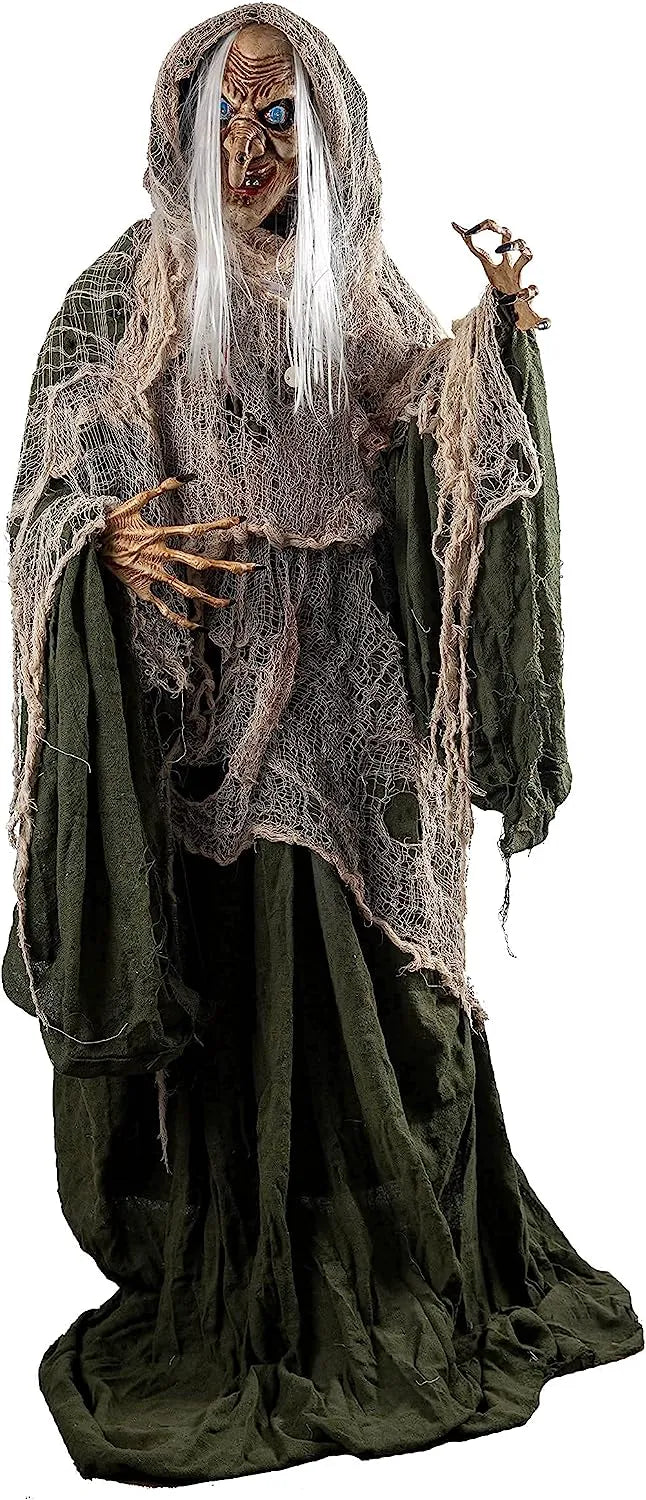68in Standing Animated Witch Decoration