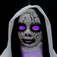 43in Ghost Girl with Light-up Head