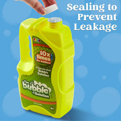 32 oz Bubble Solution Refills (Makes up to 2.5 Gallons) - Big Bubble Solution (Yellow)