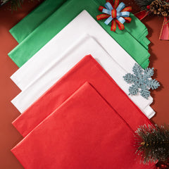 36 Sheets Christmas Tissue Paper - Red, Green & White