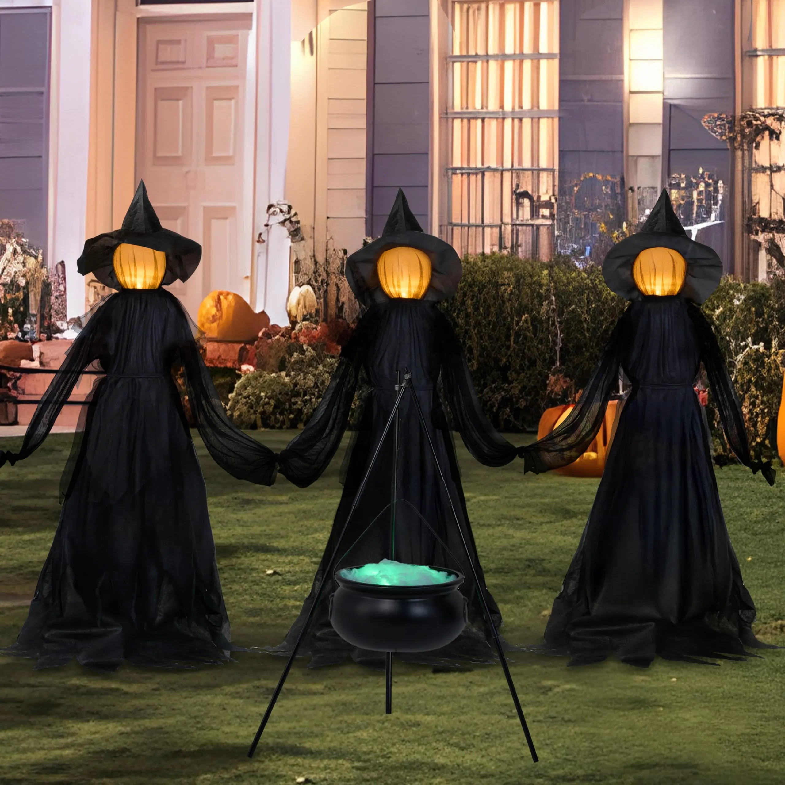 5 FT Halloween Witch Outdoor Decorations