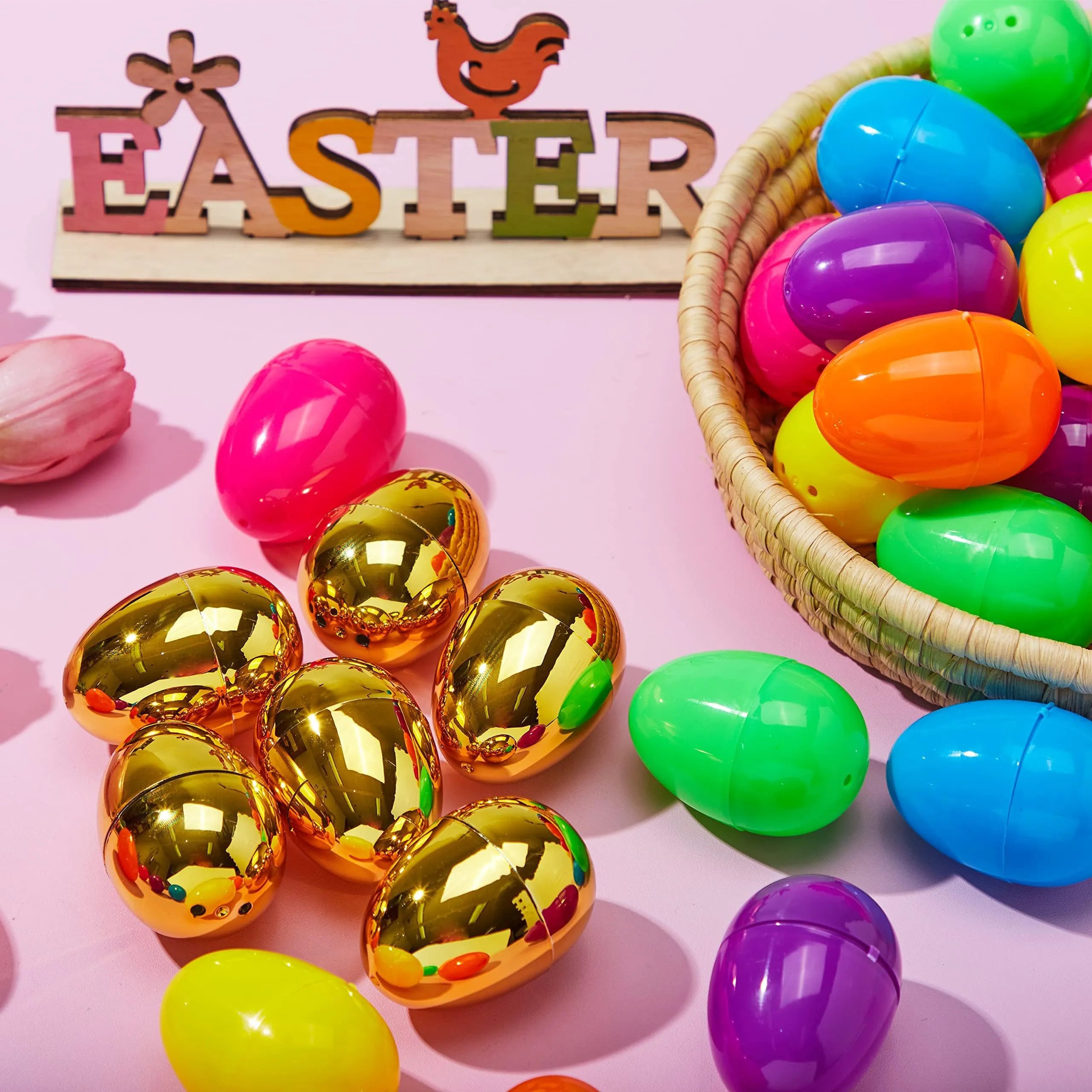 25 Plastic Easter Eggs