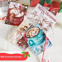 12 Pack Christmas Greeting Cards with Envelopes