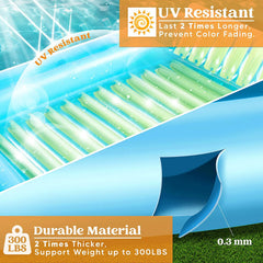 Blue Green Inflatable Suntan