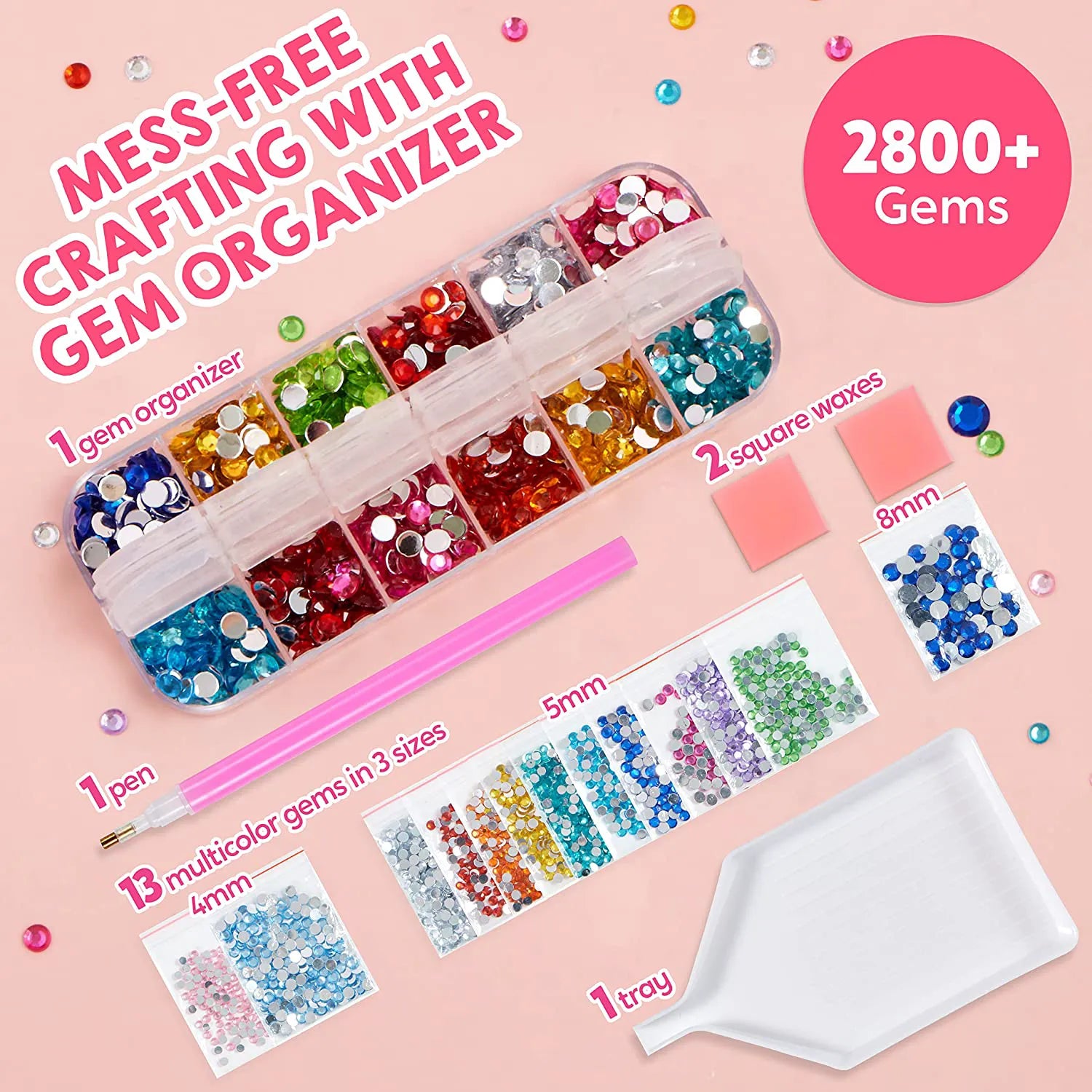 Fantasy Gem 5D Diamond Painting Kit with Large Gems