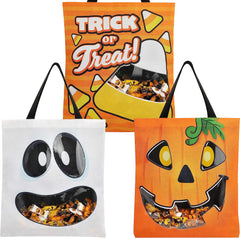 22.5" See-Through Grocery Bags, 3-Pack
