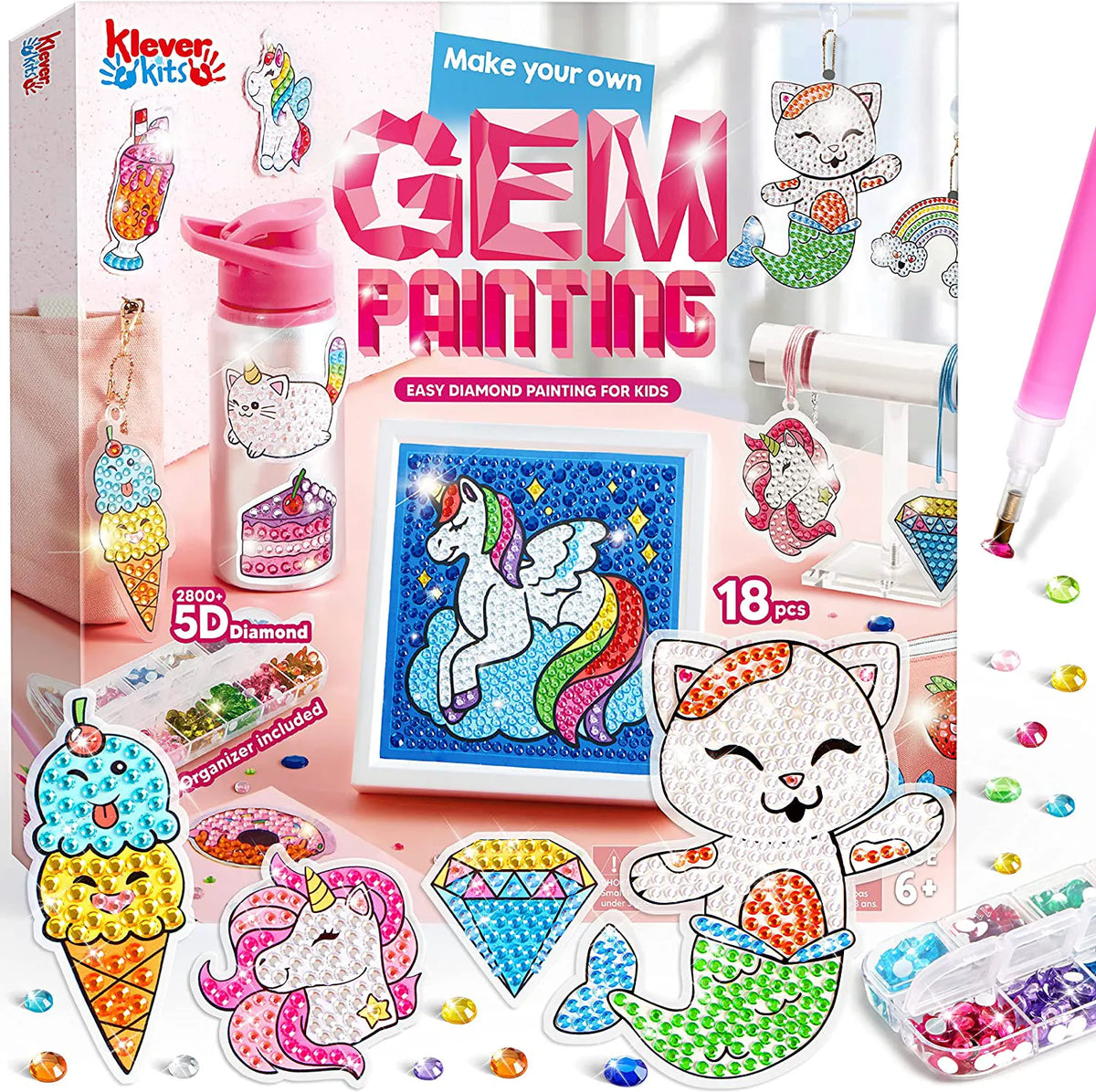 Fantasy Gem 5D Diamond Painting Kit with Large Gems