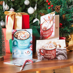 12 Pack Christmas Greeting Cards with Envelopes