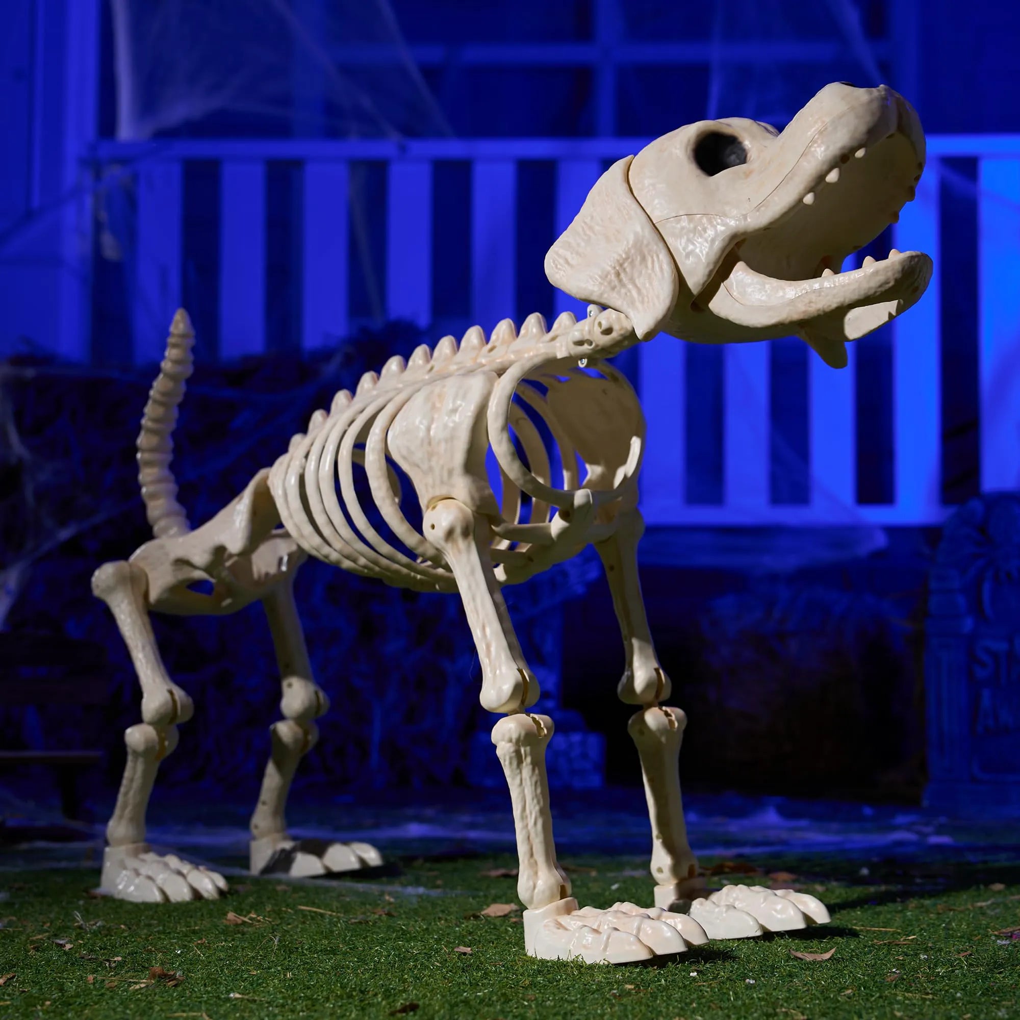 34" Halloween Golden Retriever Skeleton Dog