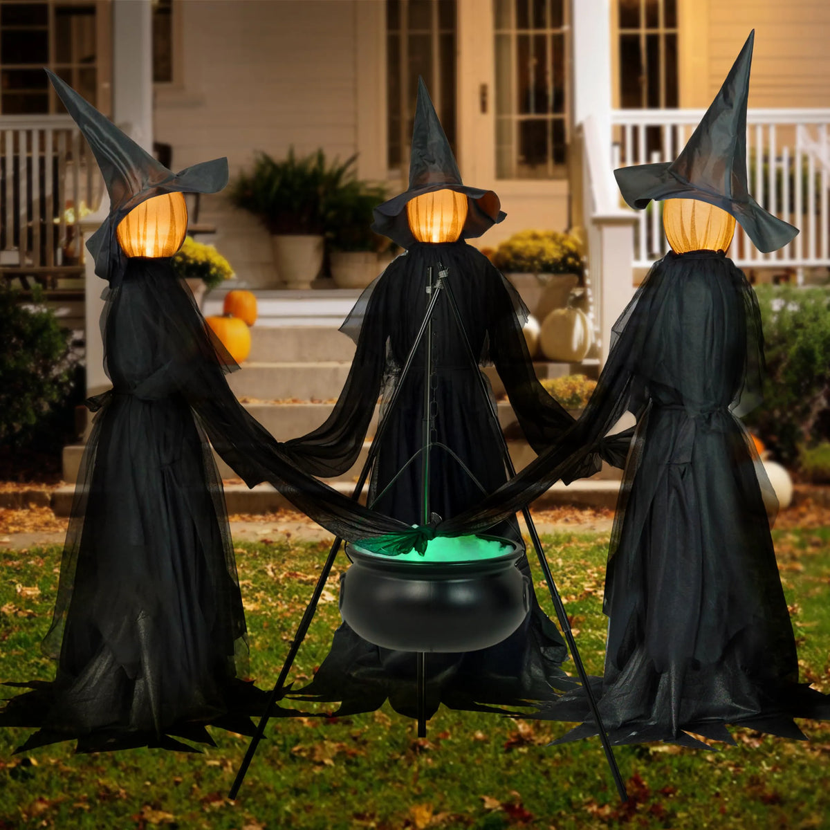 5 FT Halloween Witch Outdoor Decorations