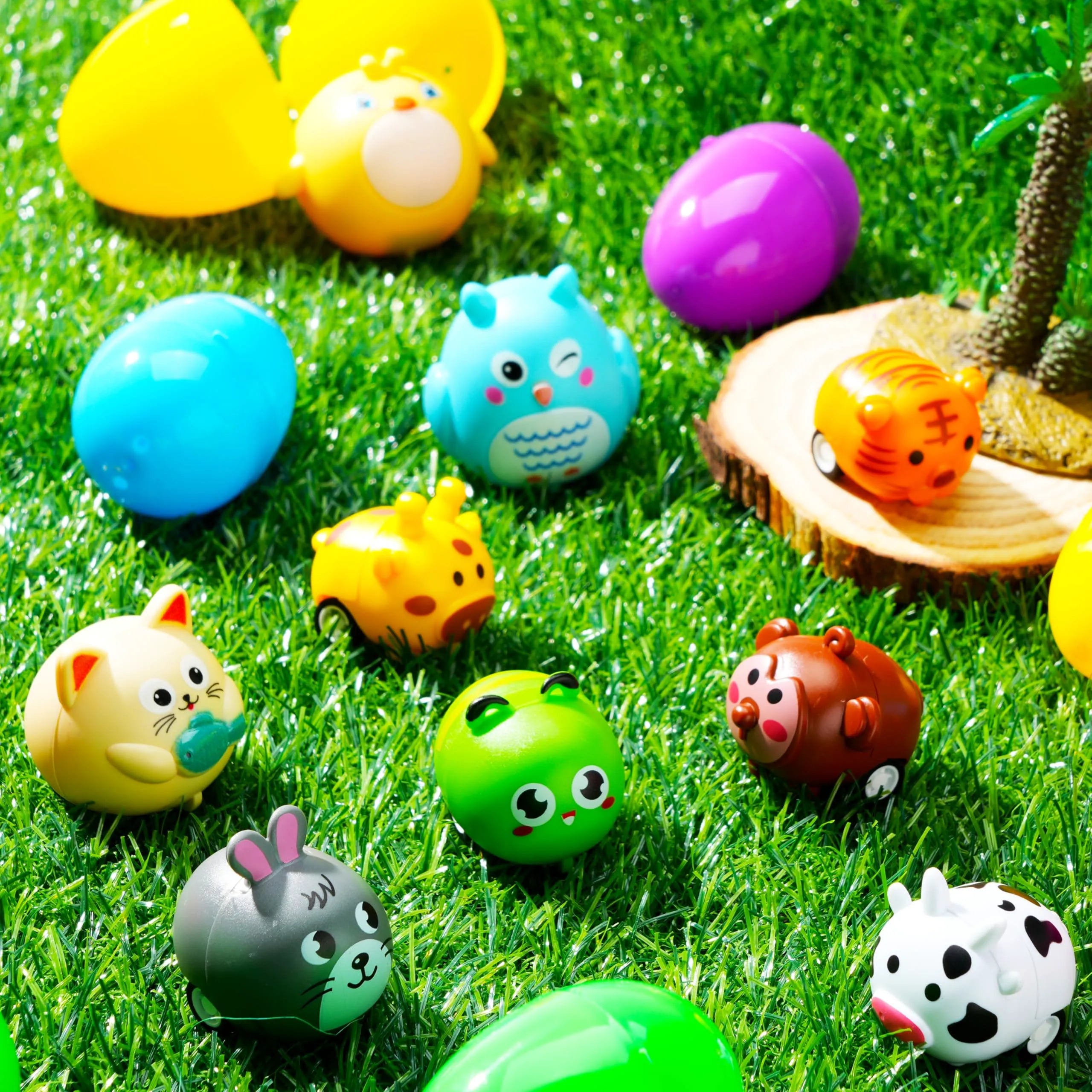 12 Prefilled Easter Eggs with Toys
