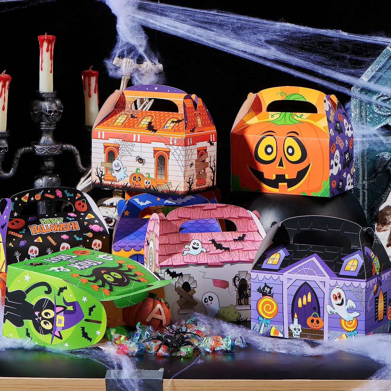 Cardboard Treat Boxes, 36 Count